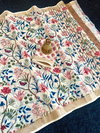 MG 377 Linen Digital Printed Non Catalog Sarees Wholesale Market In Surat